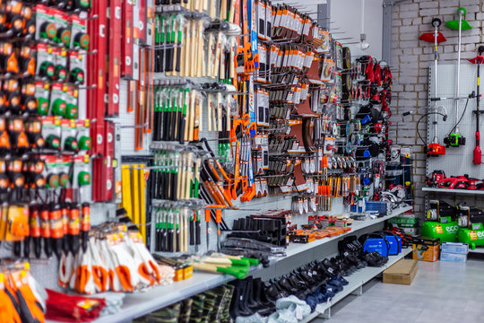 Inside Majoka Hardware — tools and stock on the shelves